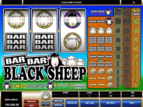 Bar Bar Blacksheep  игровой автомат Microgaming
